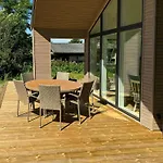Vakantiehuis Modern House In Second Row At Rude