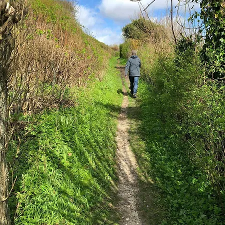 Modern House In Second Row At Rude Semesterbostad Odder
