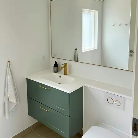 Modern House In Second Row At Rude Semesterbostad Odder