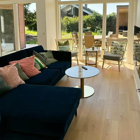 Modern House In Second Row At Rude Semesterbostad Odder